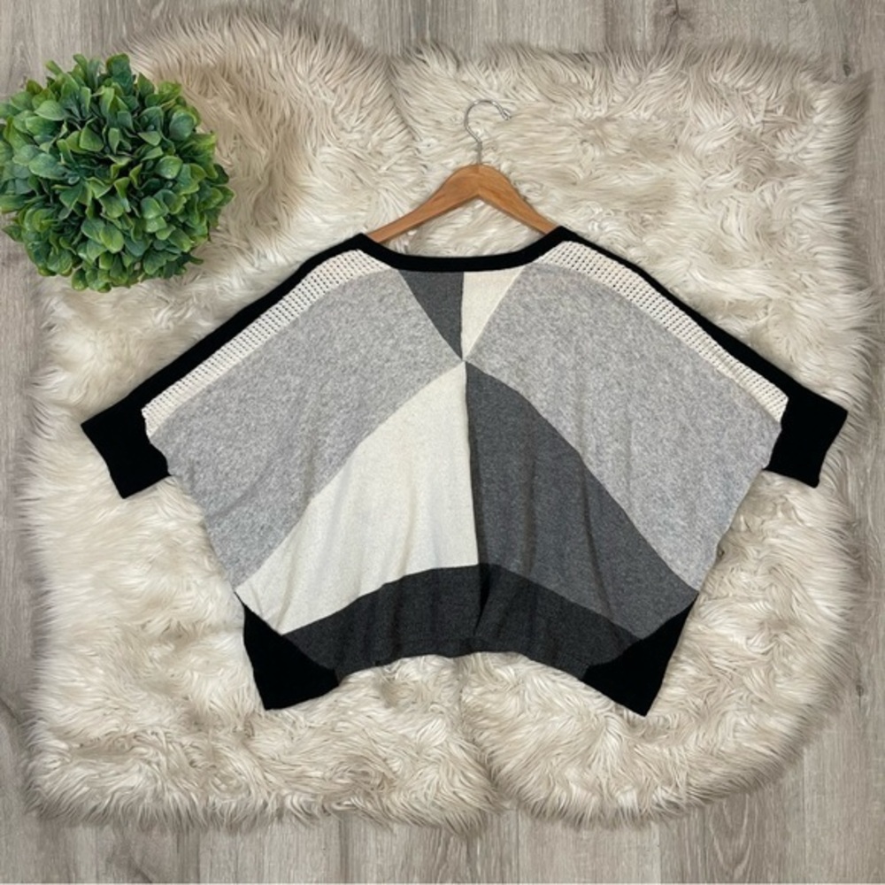 Minnie Rose Cashmere Abstract Multi Color Sweater‎ XS/S